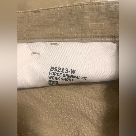 CARHARTT WOMEN'S ORIGINAL FIT Force Original Fit Ripstop Work Short Size 8 Khaki - Picture 7 of 9